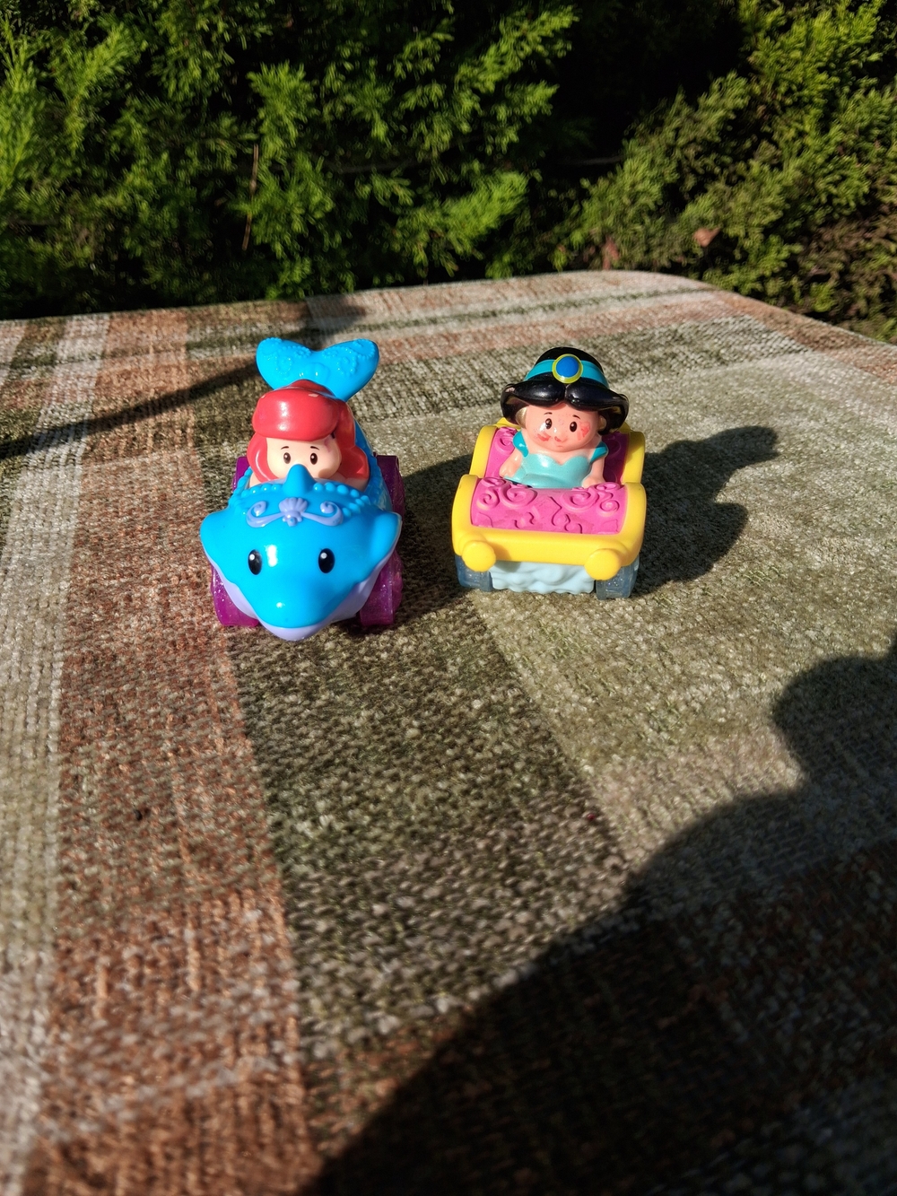 Little People Wheelies Disney Princess Ariel Little Mermaid Jasmine Car Racer